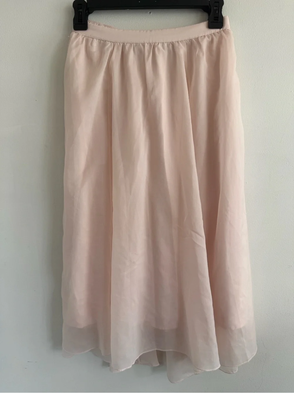 Abercrombie & Fitch Blush Pink Midi Skirt